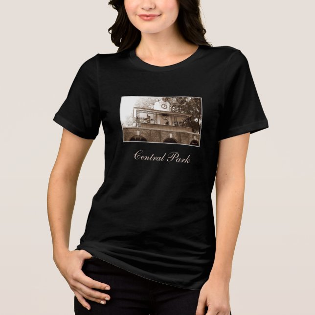 Central Park Ladies' T-shirt Tri-Blend Shirt (Front)