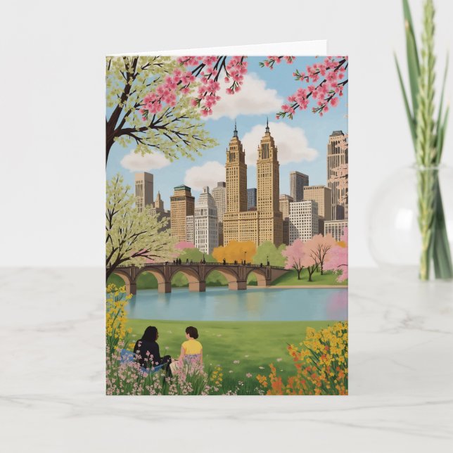 Central Park New York City Card (Front)