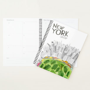 Central Park & New York City Collage Planner