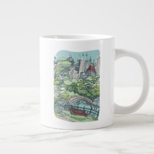 Central Park New York City, NY Large Coffee Mug