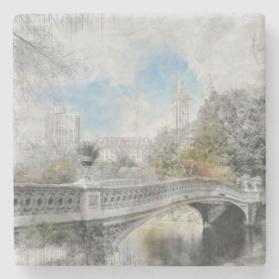 Central Park New York , USA Stone Coaster