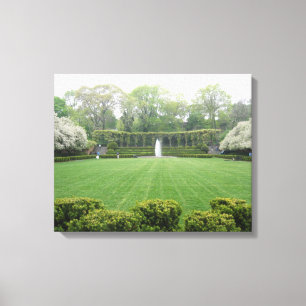 Central Park NYC Conservatory Garden Photo Canvas