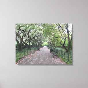 Central Park NYC Conservatory Garden Photo Canvas Print