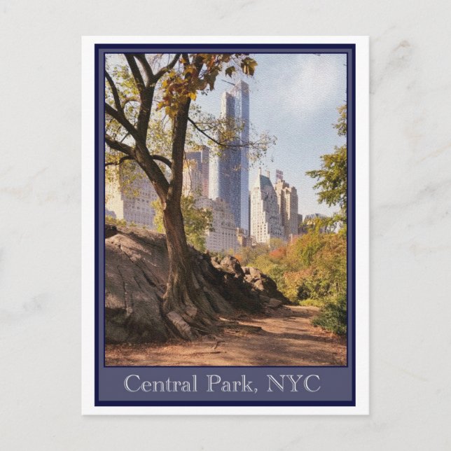 Central Park, NYC Postcard (Front)