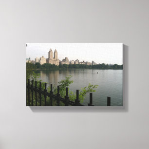 Central Park NYC Reservoir New York City Photo Canvas Print
