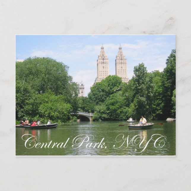 Central Park Postcard (Front)
