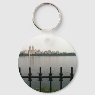 Central Park Reservoir New York City NYC Photo Key Ring
