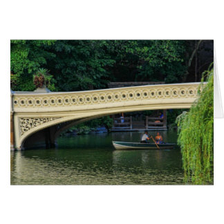 Central Park: Summer Boaters by Bow Bridge