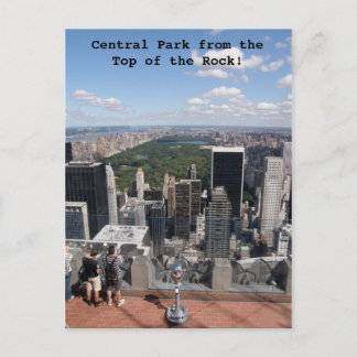 Central Park View Postcard