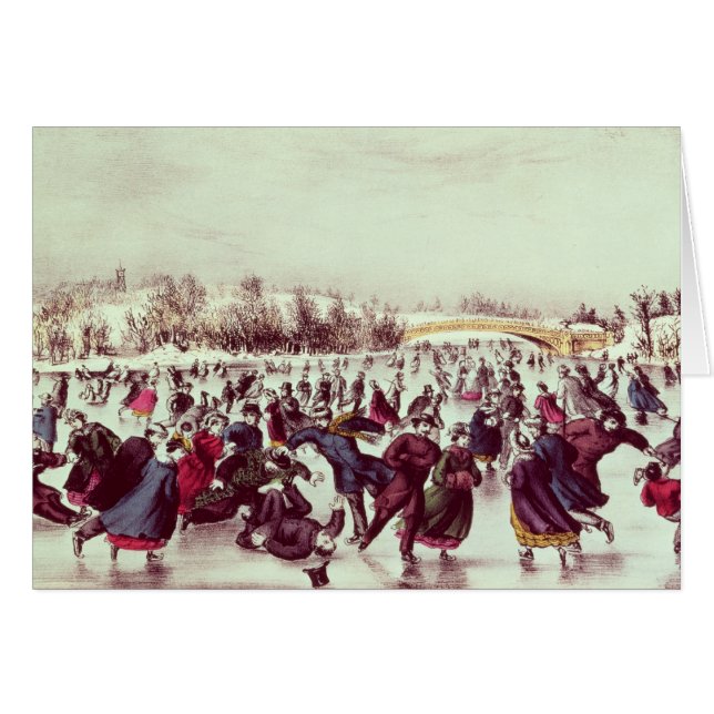 Central Park, Winter: The Skating Carnival (Front Horizontal)