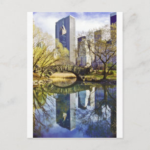 Central Park with Reflection NYC Postcard