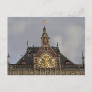 Central Station, Amsterdam Postcard