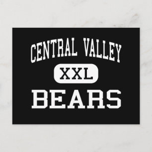 Central Valley - Bears - High - Veradale Postcard