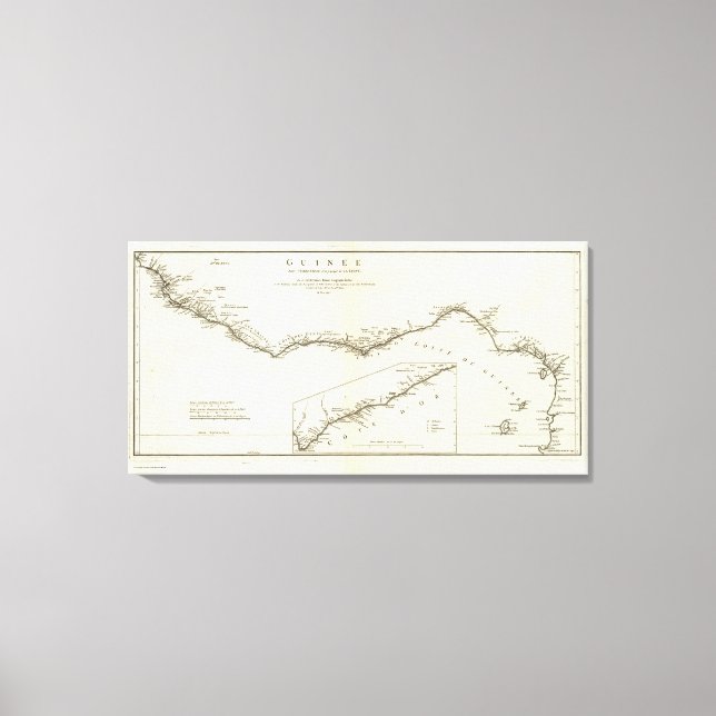 Central West Africa Canvas Print (Front)