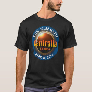 Centralia Illinois IL Total Solar Eclipse 2024 3 T-Shirt