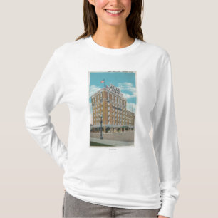 Centralia, WA - View of Hotel Lewis-Clark T-Shirt