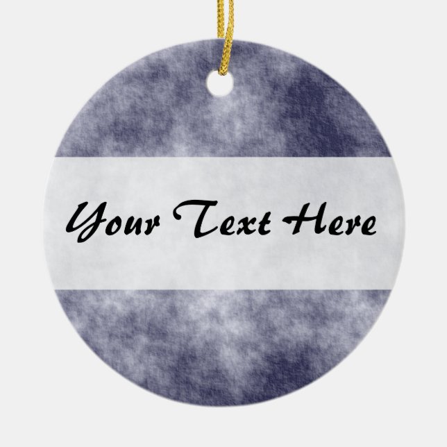 Centre Band 010 Ceramic Tree Decoration (Front)