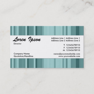 Centre Band 029 - Striped Pattern 04 Business Card