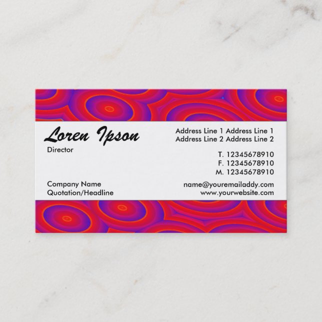 Centre Band 05 - Resonate II Business Card (Front)