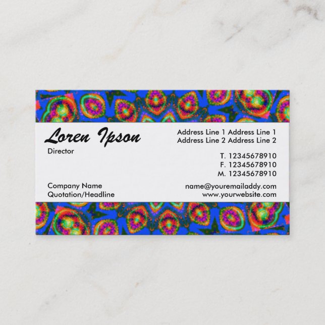 Centre Band 068 Business Card (Front)