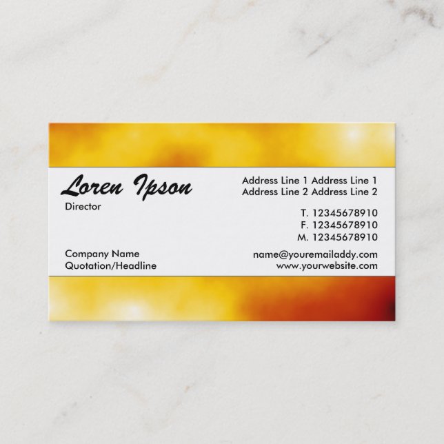 Centre Band 082 Business Card (Front)