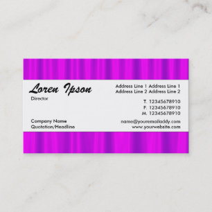 Centre Band 086 Business Card