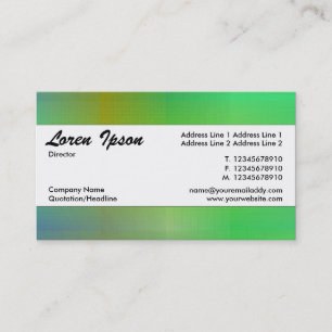 Centre Band 101 Business Card