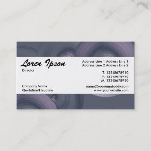 Centre Band 103 Business Card