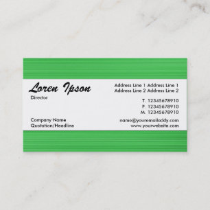 Centre Band 114 Business Card