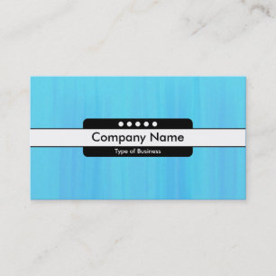 Centre Band 5 Spots - Blue Painted Texture Business Card