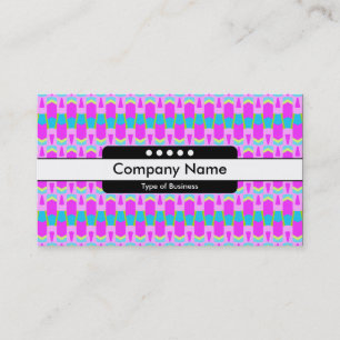 Centre Band 5 Spots - Colourful Geometric Business Card