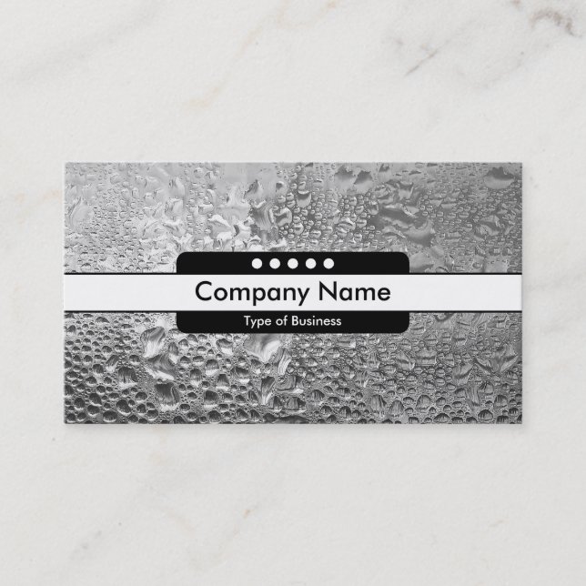 Centre Band 5 Spots - Cool Water Business Card (Front)