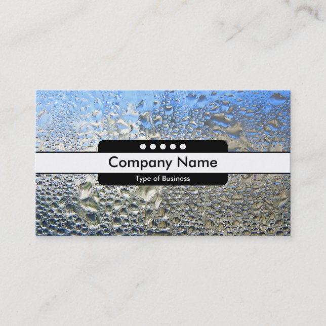 Centre Band 5 Spots - Cool Water II Business Card (Front)