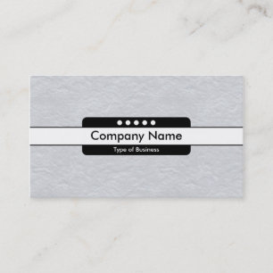 Centre Band 5 Spots - Light Grey Paper Texture Business Card