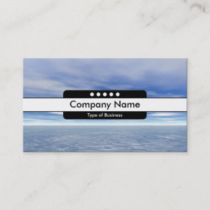 Centre Band 5 Spots - Sea and Sky Business Card
