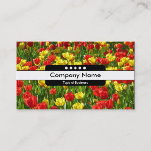 Centre Band 5 Spots - Sea of Tulips III Business Card