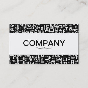 Centre Band - Abstract Rectangles Business Card