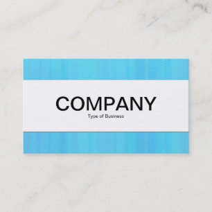 Centre Band - Blue Painted Texture Business Card