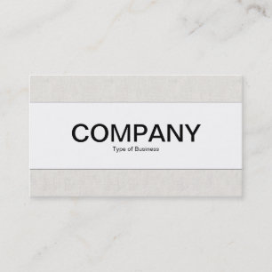 Centre Band  - Canvas Look Business Card