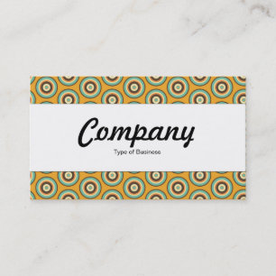 Centre Band - Colourful Circles 02 Business Card