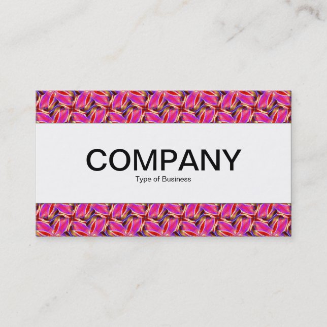 Centre Band  - Colourful Geometric 03 Business Card (Front)