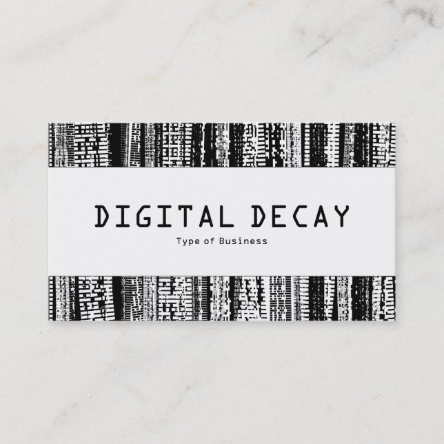 Centre Band  - Digital Decay Business Card (Front)