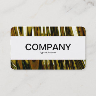 Centre Band (edged) - Abstract Gold Business Card