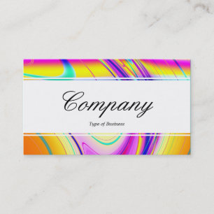 Centre Band (edged) - Fractal Abstract 061012f Business Card