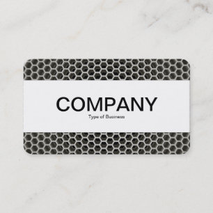 Centre Band (edged) - Honeycomb Warm Business Card