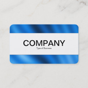 Centre Band (edged) - Indigo Gradient Business Card