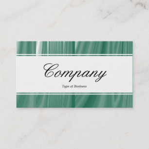Centre Band (edged) - Script - Colour Tex Business Card