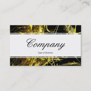 Centre Band (edged) - Script - Fractal Flame 02 Business Card