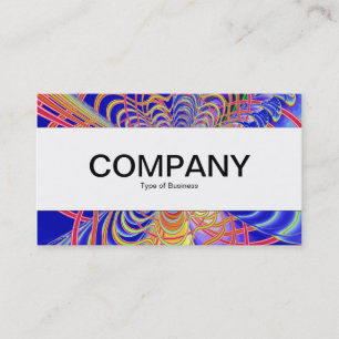 Centre Band  - Fractal Abstract 061012d Business Card