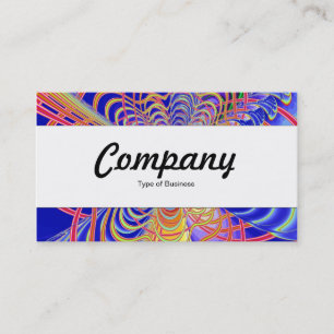 Centre Band  - Fractal Abstract 061012d Business Card